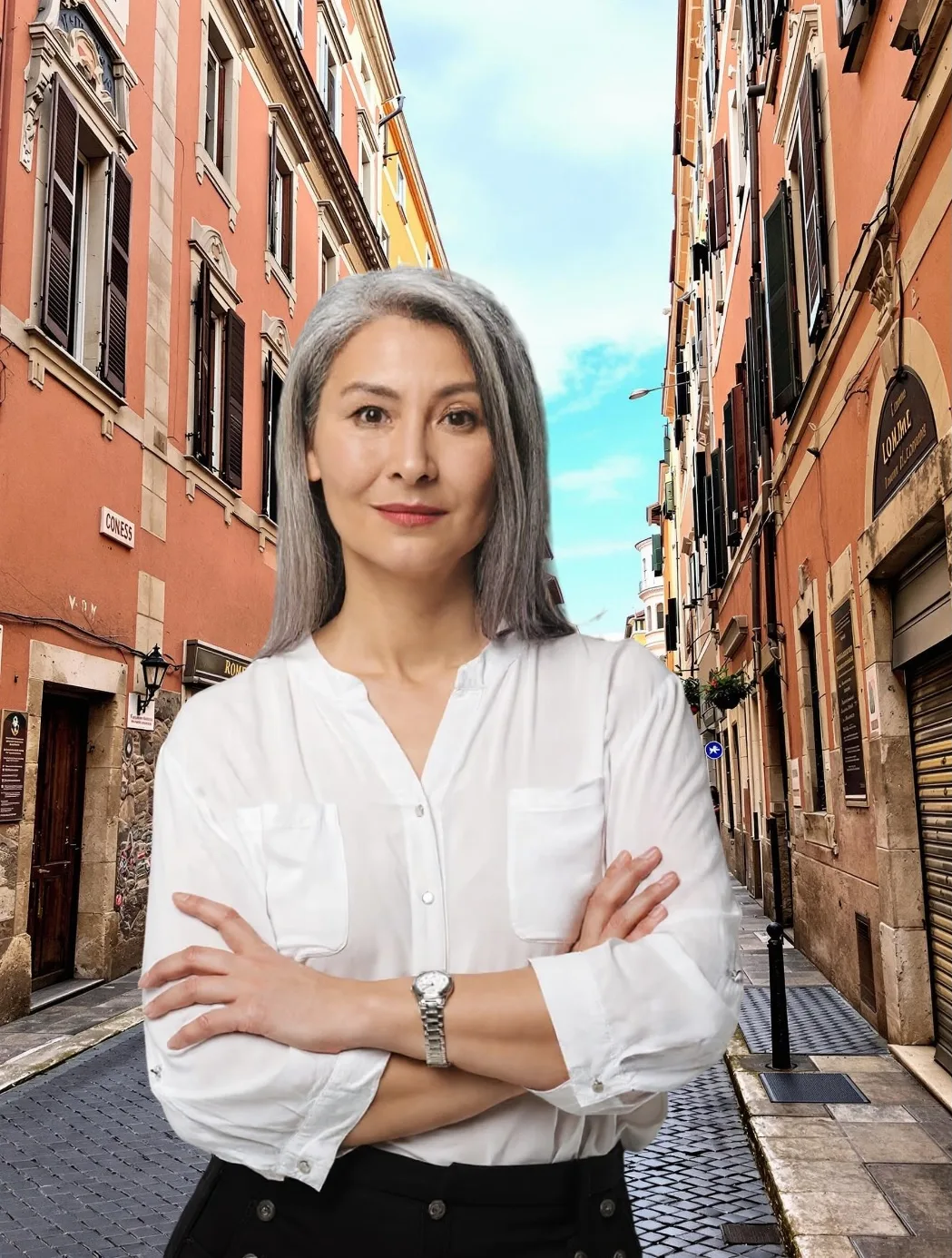 Prima di Sfoca sfondo: ritratto con un ambiente nitido che compete con il soggetto