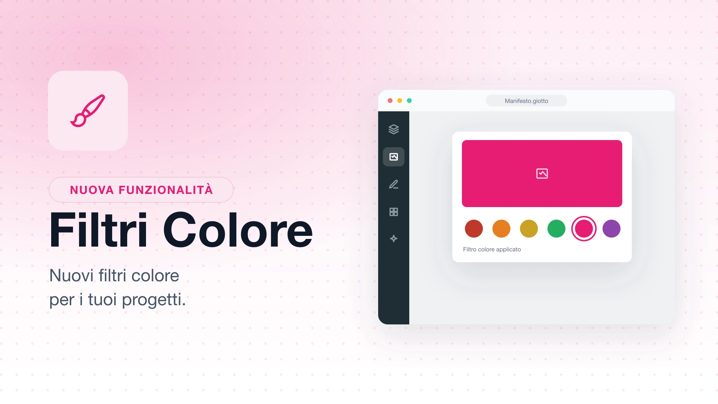 Nuovi filtri Colore per Giotto